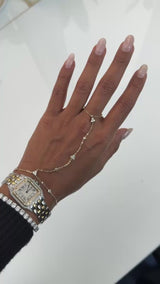 Aria Hand Chain Bracelet with Lab Grown Diamonds