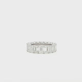 Emerald Eternity Lab Grown Diamond Ring