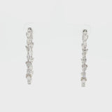 Fancy Duo Shape Lab Grown Diamond Hoop Earrings - Lab Grown Diamond earrings - By Angi Showroom in Hong Kong TST/Tsim Sha Tsui 
- 鑽石耳環 - 培育鑽石  - By Angi 香港尖沙咀展示店