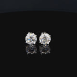 Round Lab Grown Diamond Stud