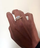 East West Marquise Lab-Grown Diamond Ring