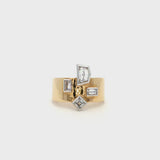 Multi-Shape Lab-Grown Diamond Statement Ring
