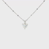Elegant Heart Lab Grown Diamond Pendant Necklace