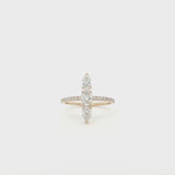 Three Stones Pear and Oval Lab-Grown Diamond Ring by By Angi, lab-grown diamond jeweller in Tsim Sha Tsui Hong Kong | TST HK Fine Jewellery
By Angi 尖沙咀人造鑽石珠寶 - Three Stones Pear and Oval Lab-Grown Diamond Ring 三顆梨形和橢圓形實驗室培育鑽石戒指 | 香港TST人造鑽石lab diamond首飾 求婚戒指