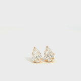 Pear Lab Grown Diamond Stud