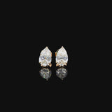 Pear Lab Grown Diamond Stud