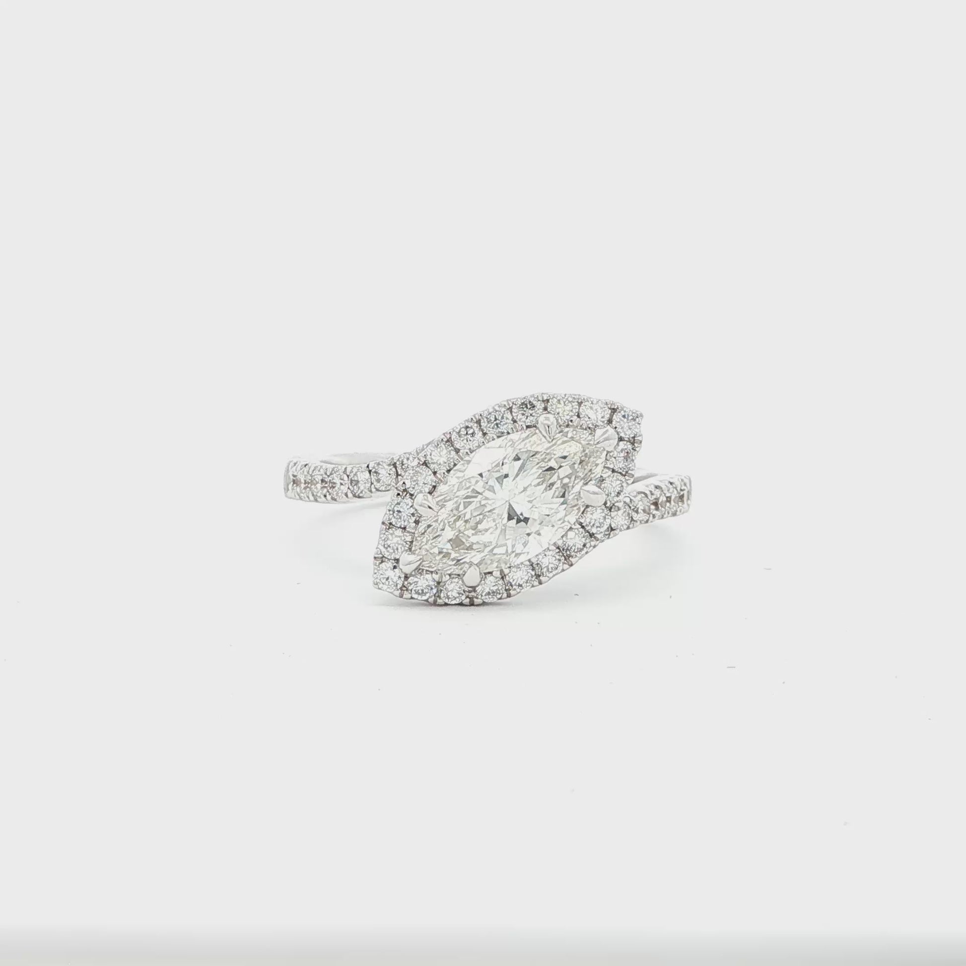 18K_White_Gold_Marquise_Cut_Lab_Grown_Diamond_Halo_Ring_Everyday_Evening_Statement_Cocktail_Engagement

This 18K White Gold features a Marquise centre with a perfectly studded halo. The band enhances the centre diamond, creating an unforgettable piece!&nbsp;